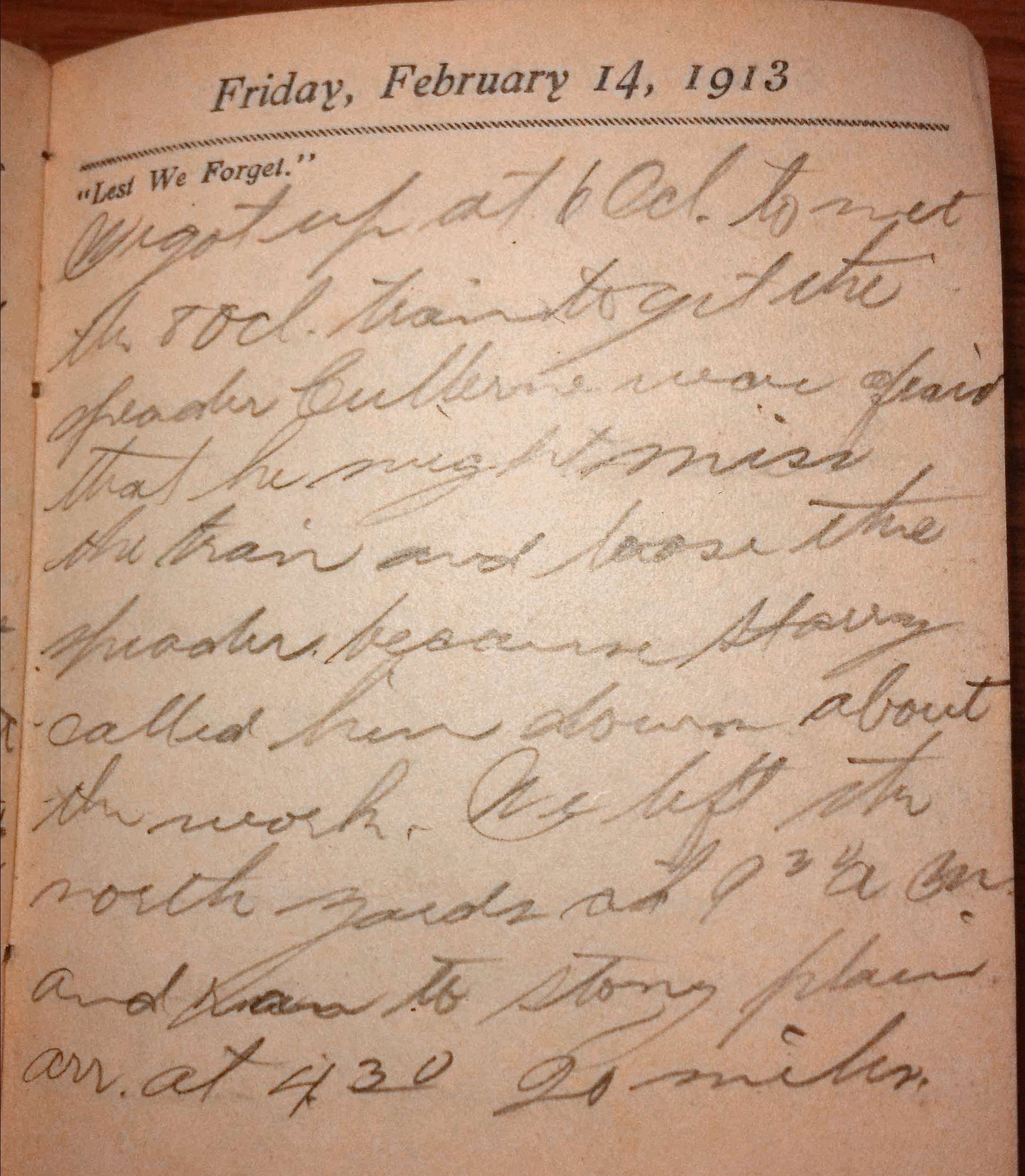 Friday, February 14, 1913